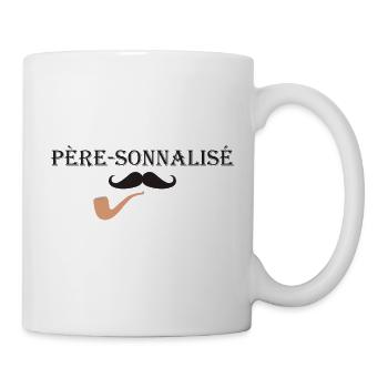 Père Personnalisé - Mug blanc - blanc - Droite