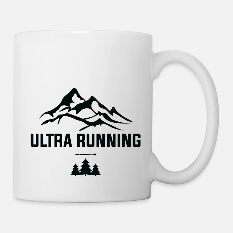 Ultra Running Trailrun Trailrunner Marathon - Tasse - Weiß