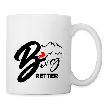 Bergretter Bergdoktor Luftrettung Hilfe - Tasse - Weiß - Rechts