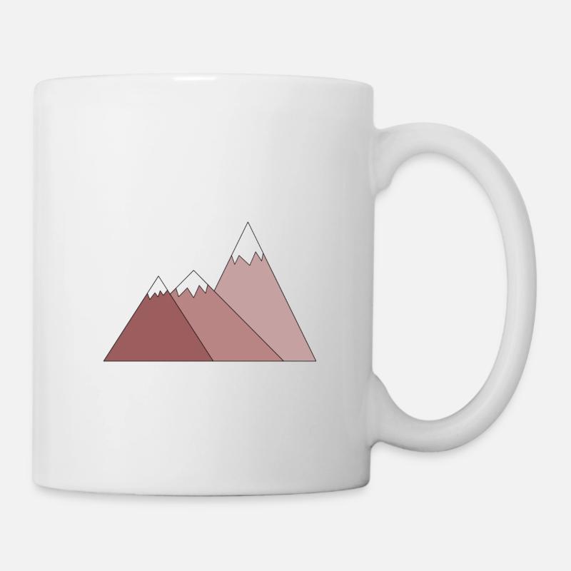 Berge - Tasse - Weiß