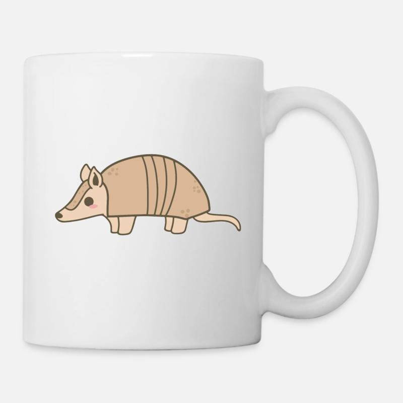 Gürteltier - Tasse - Weiß