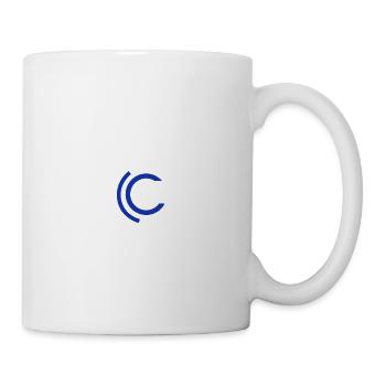 LOGO IDEAL CAPOEIRA Blue - Tasse - Weiß - Rechts
