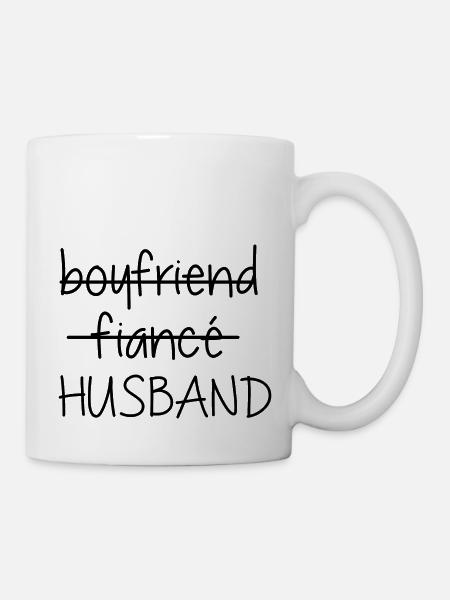 Freund Verlobter Ehemann - Tasse - Weiß