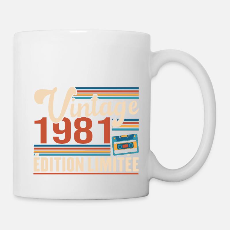 Vintage 1981 Edition Limitée - Mug blanc - blanc