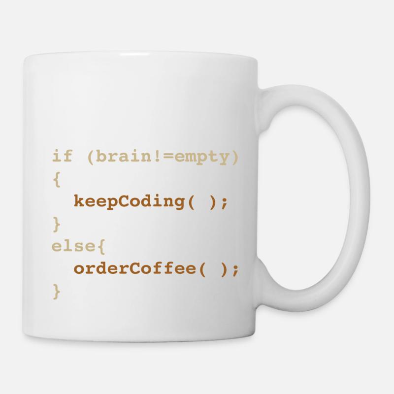 Developer Coffee - Tasse - Weiß