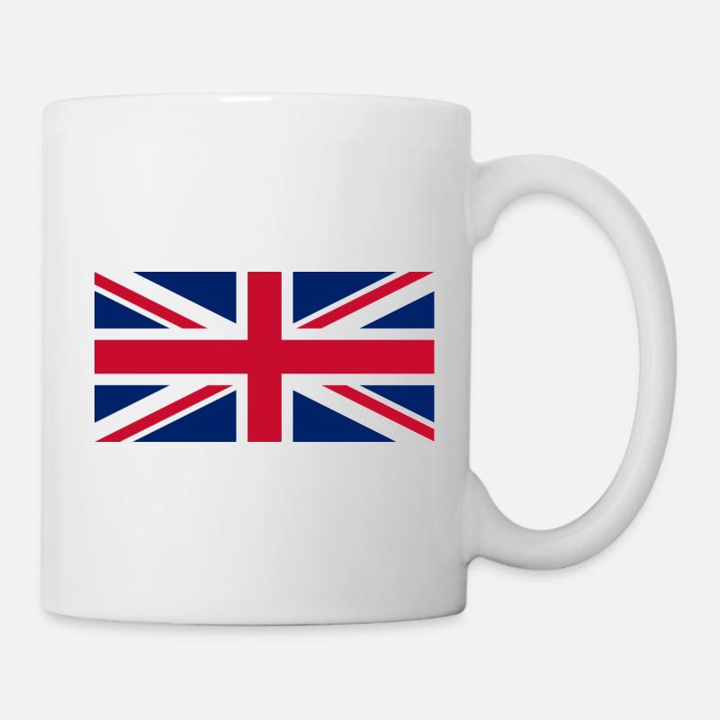 UK flag - Mug - white
