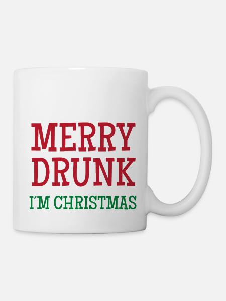 Lustige Weihnachts-T-Shirts - Tasse - Weiß