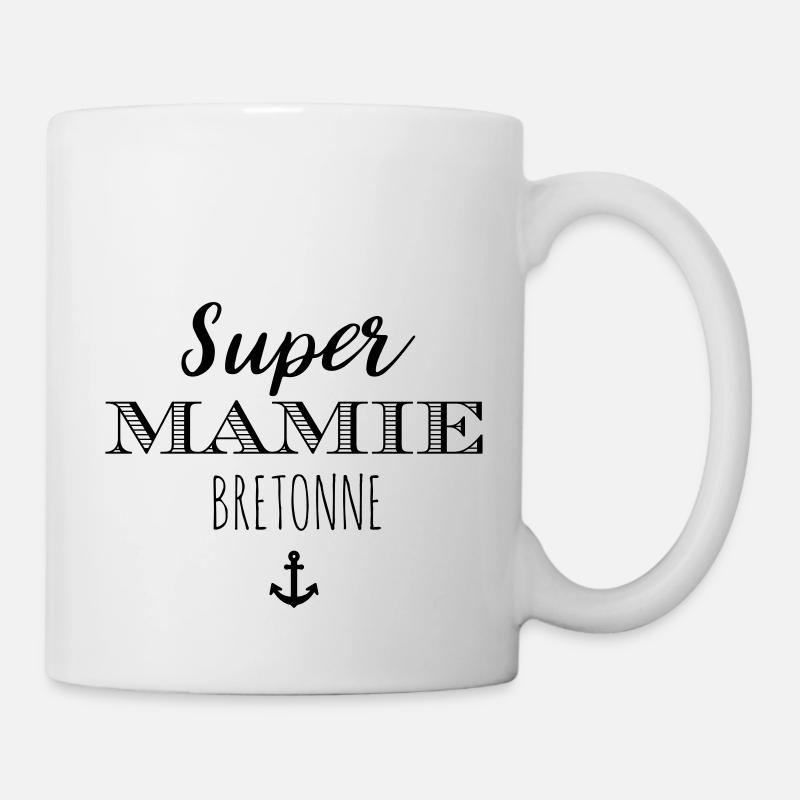 Super Mamie Bretonne - Mug blanc - blanc