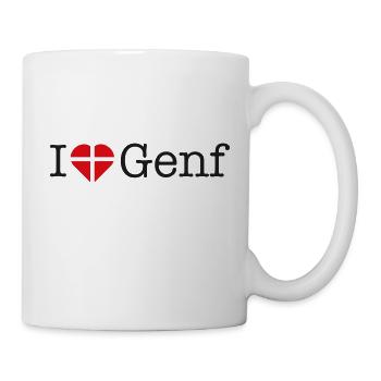 I love Genf - Tasse - Weiß - Rechts