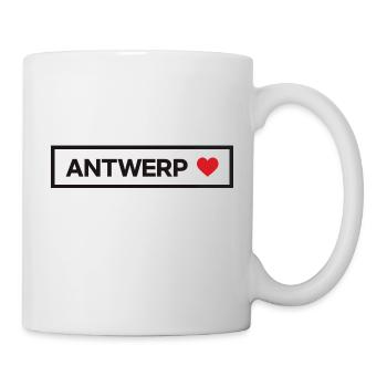 i coeur Anvers Ville Ville Etat Maison de campagne - Mug blanc - blanc - Droite