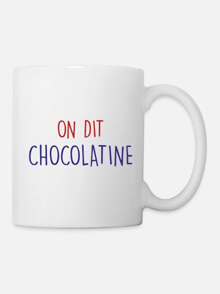 on dit chocolatine - Mug blanc - blanc