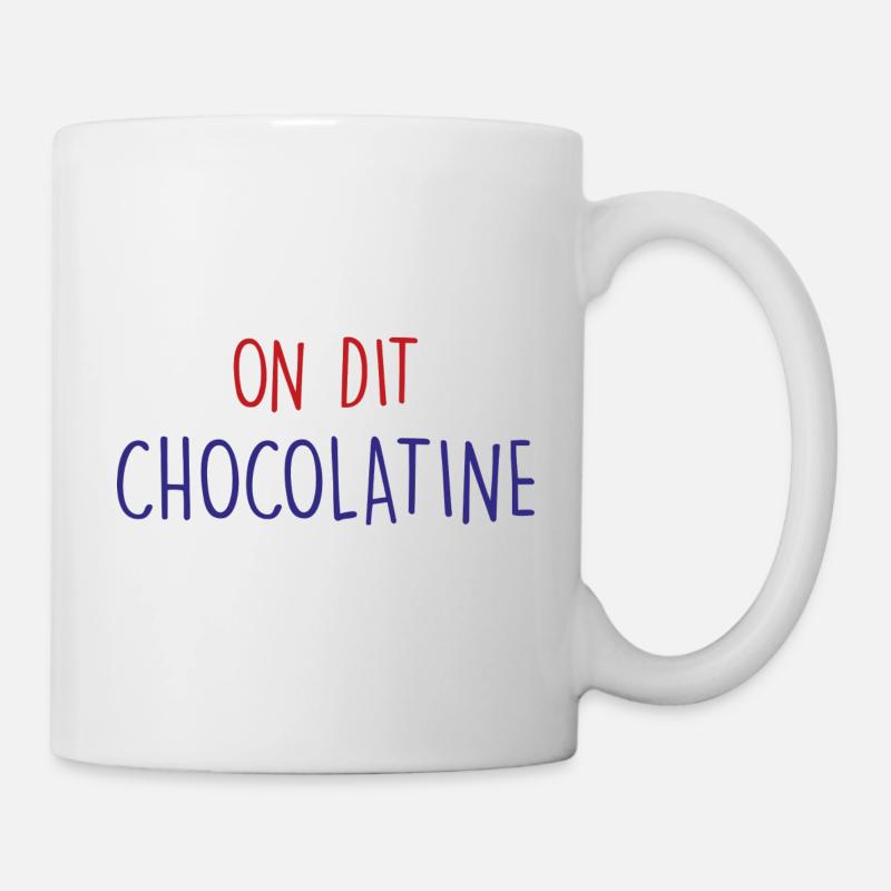 on dit chocolatine - Mug blanc - blanc