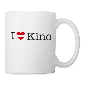 I love Kino - Tasse - Weiß - Rechts
