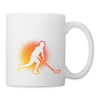 Floorball Herren Jungen Salibandy Innebandy Unihoc - Tasse - Weiß - Rechts