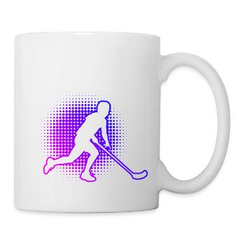 Unihockey Herren Jungen Salibandy Innebandy Floorb - Tasse - Weiß - Rechts