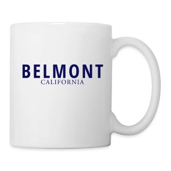La ville de BELMONT, CA 📍 - Mug blanc - blanc - Droite