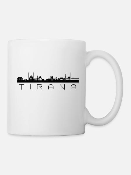 TIRANA CITY - Mug - white