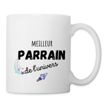 meilleur parrain de l'univers cadeau parrain - Mug blanc - blanc - Droite