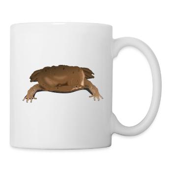 Wabenkröte Frosch Fans und Amphibien Liebhaber - Tasse - Weiß - Rechts