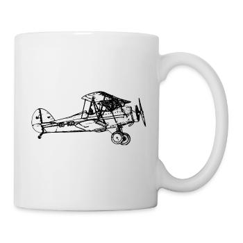 Aircraft Biplane - Mug - white - Right