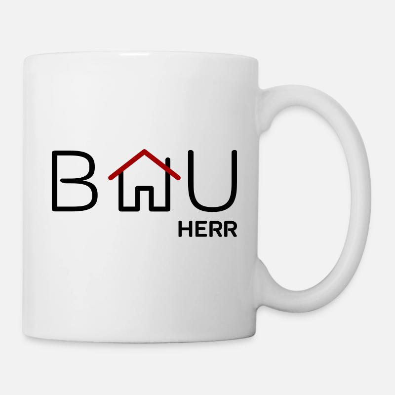 Bauherr - Tasse - Weiß