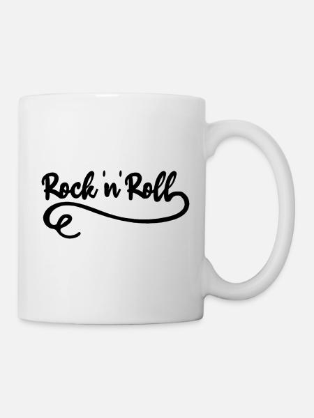 Rock 'n' Roll Hard Rock Music Rocker - Mug - white