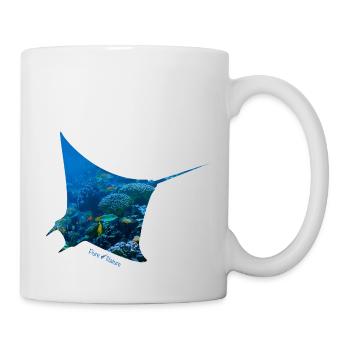 Save the Planet Der Rochen - Tasse - Weiß - Rechts