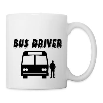 Bus - Tasse - Weiß - Rechts