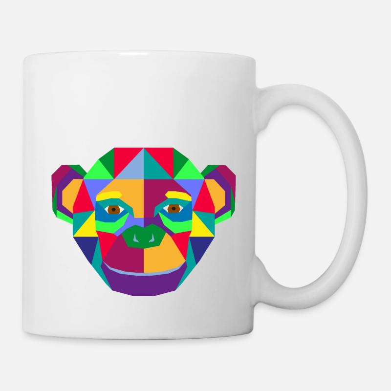 AFFE BUNT - Tasse - Weiß