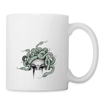 Medusa Gorgon Tattoo - Tasse - Weiß - Rechts