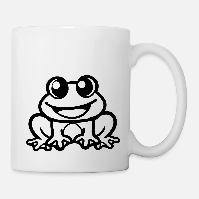 Grenouille cool - Mug blanc - blanc