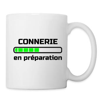 connerie en préparation humour - Mug blanc - blanc - Droite