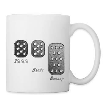 3 pédales - 1 amour - Mug blanc - blanc - Droite