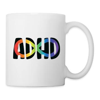 ADHS - Tasse - Weiß - Rechts