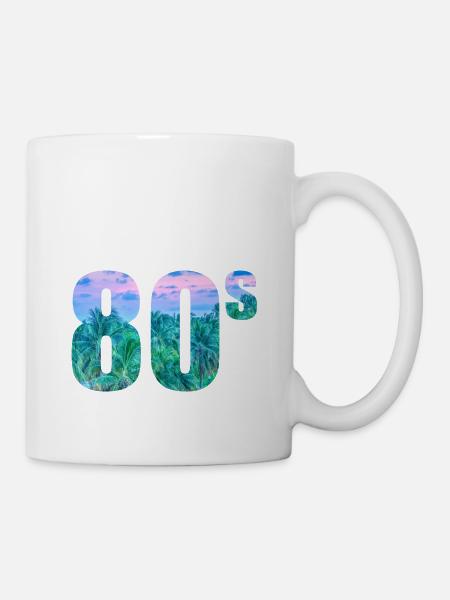 80s - Tasse - Weiß