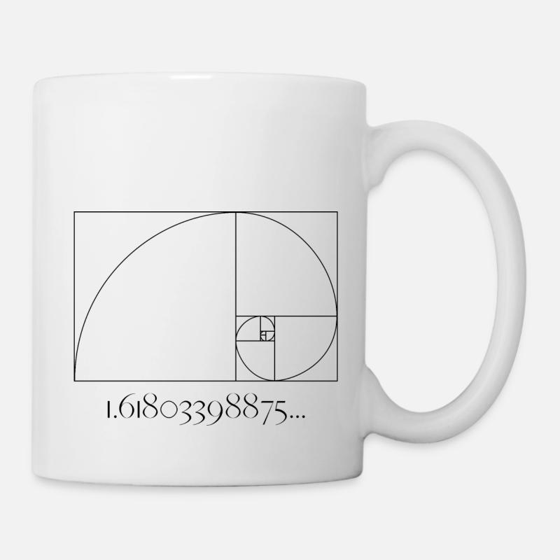 Golden ratio 1.61803398875... - Mug - white