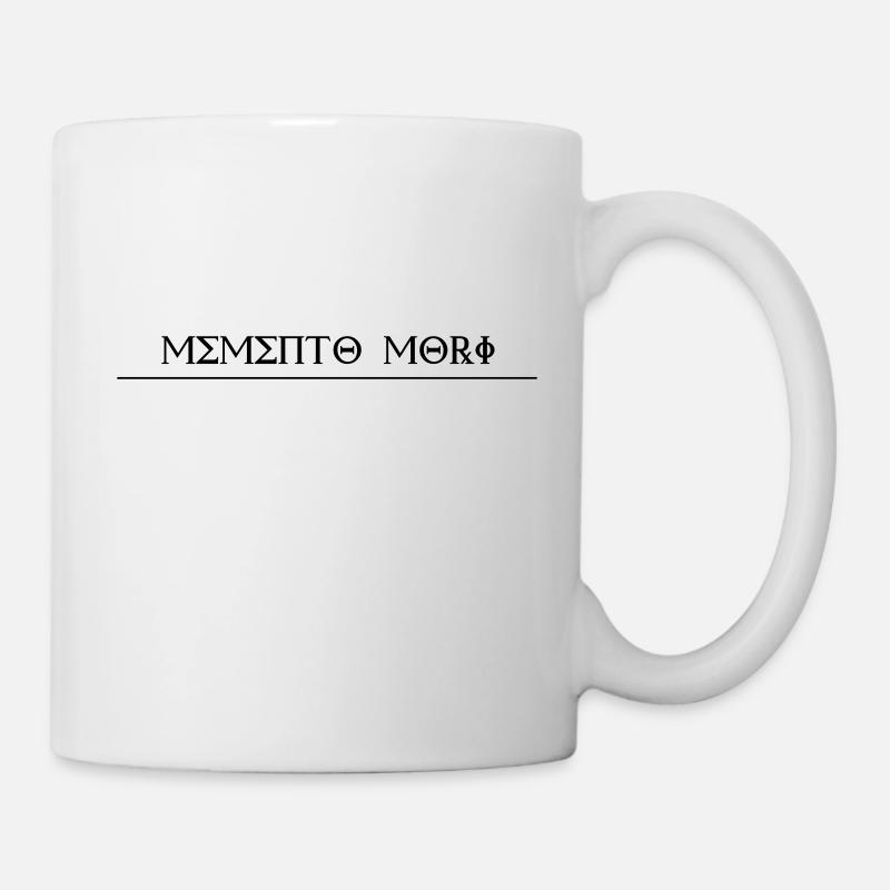 Memento mori - Design - Mug blanc - blanc