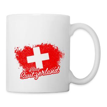 I love Switzerland - Mug - white - Right