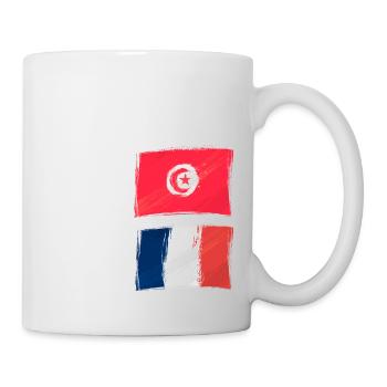 Half French / Half Tunisian - Mug - white - Right