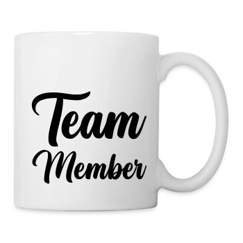 Membres de l’équipe - Mug blanc - blanc - Droite