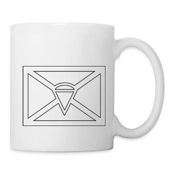 Taktisches Zeichen Fallschirmjäger Bundeswehr - Tasse - Weiß - Rechts