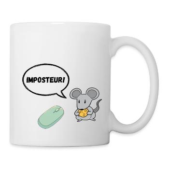 souris - Mug blanc - blanc - Droite