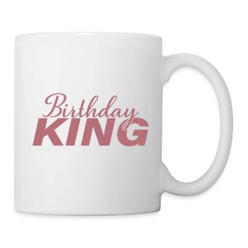 Birthday King - Cadeau de fête d’anniversaire cool pour hommes - Mug blanc - blanc - Droite