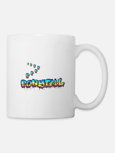 PONYTAIL - Tasse - Weiß