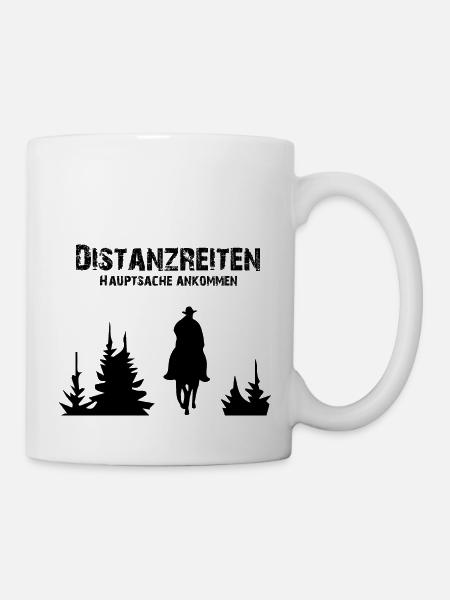 Distanzreiten - Tasse - Weiß