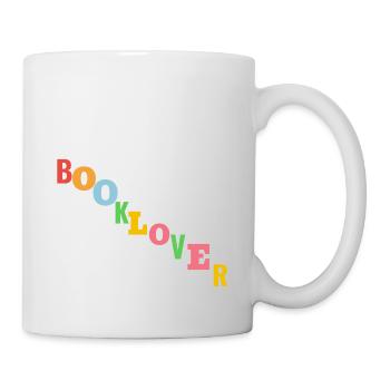 Colorful Booklover Merch - Tasse - Weiß - Rechts