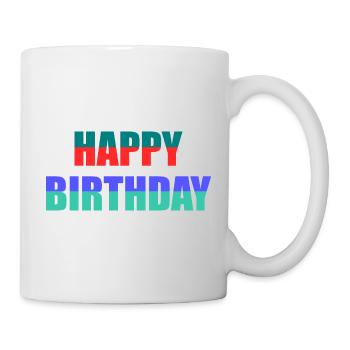 JAHRESTAG. ALLES GUTE ZUM GEBURTSTAG!. ALLES GUTE ZUM GEBURTSTAG!. - Tasse - Weiß - Rechts