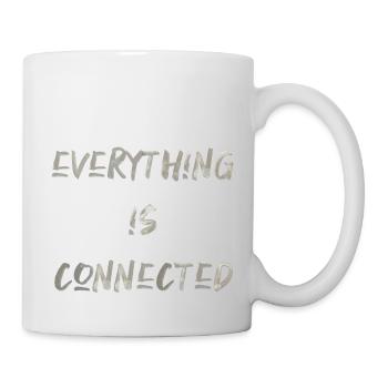 everything is connected love connection relationship - Mug - white - Right