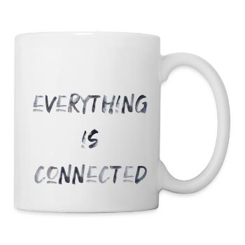 everything is connected love connection relationship - Mug - white - Right