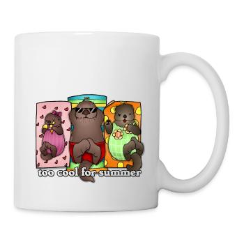 Tazz Talks | Too Cool For Summer - Mug - white - Right